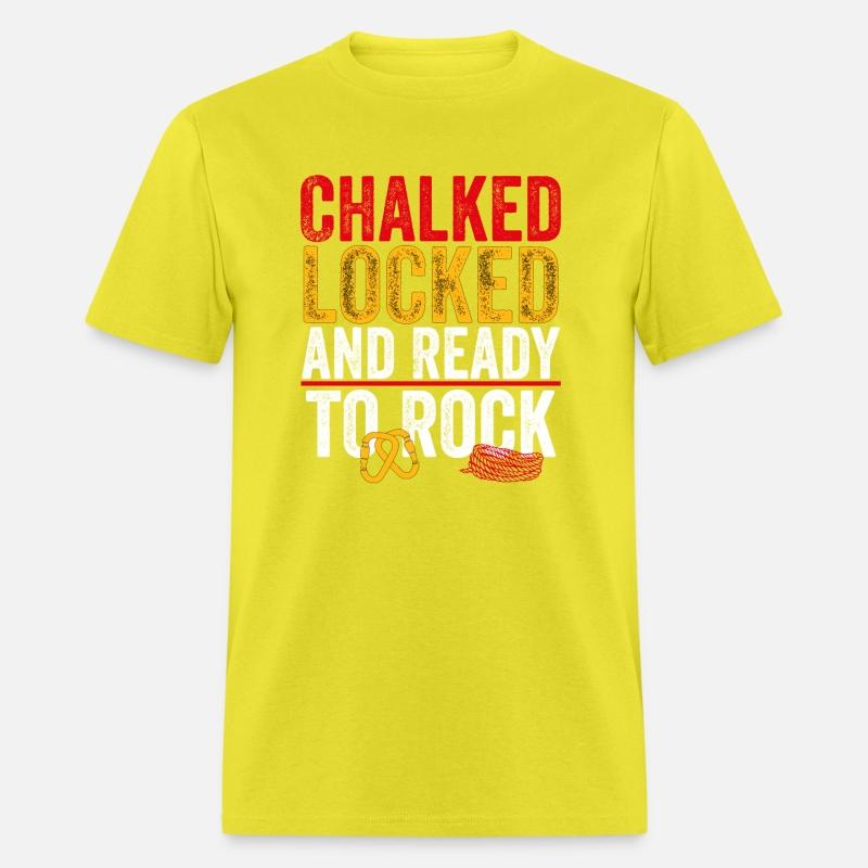 Chalked Locked and Ready to Rock Funny Climbing