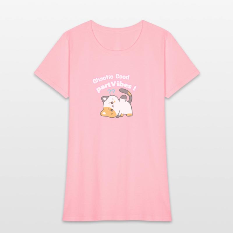 Chaotic Good PartVibes Cat Illustration