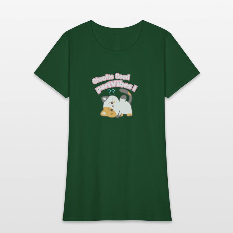 Chaotic Good PartVibes Cat Illustration