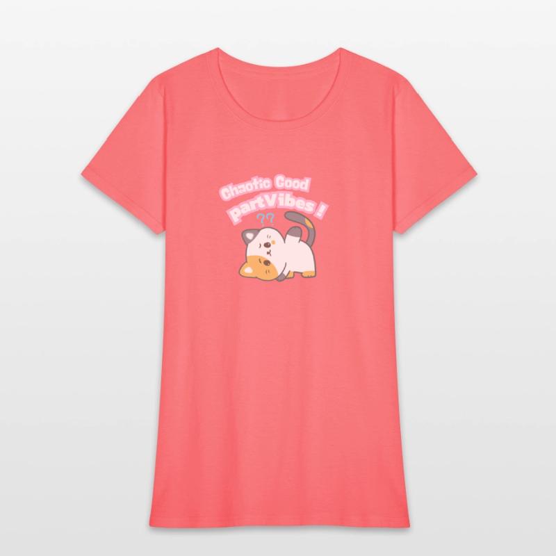 Chaotic Good PartVibes Cat Illustration