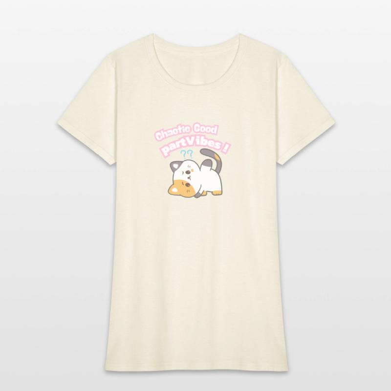 Chaotic Good PartVibes Cat Illustration