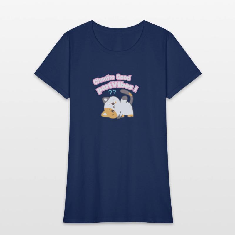 Chaotic Good PartVibes Cat Illustration