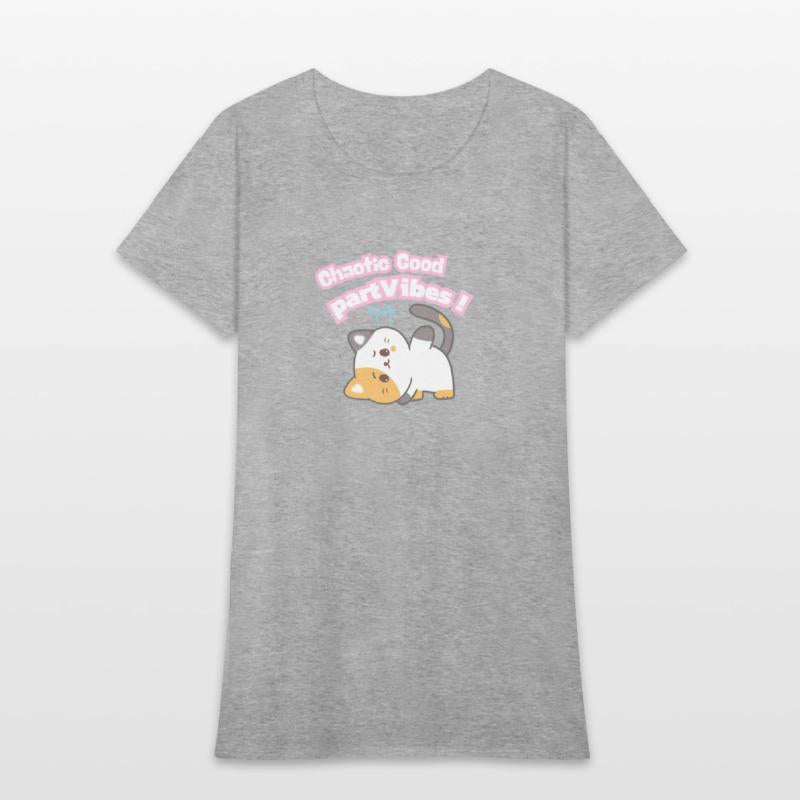 Chaotic Good PartVibes Cat Illustration