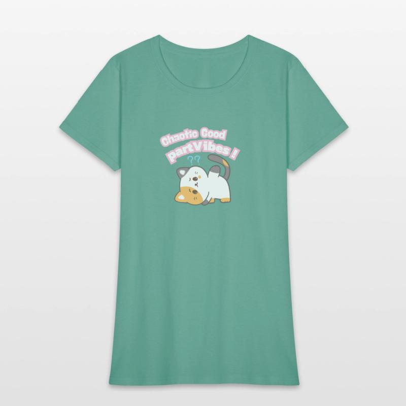 Chaotic Good PartVibes Cat Illustration