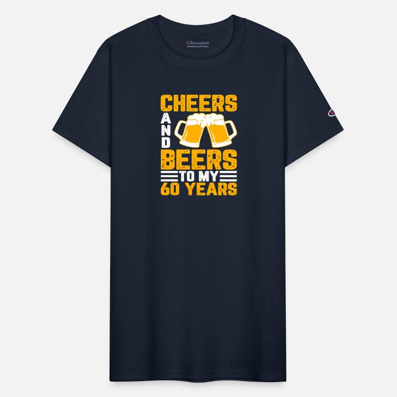 Cheers And Beers To My 60 Years T-Shirt