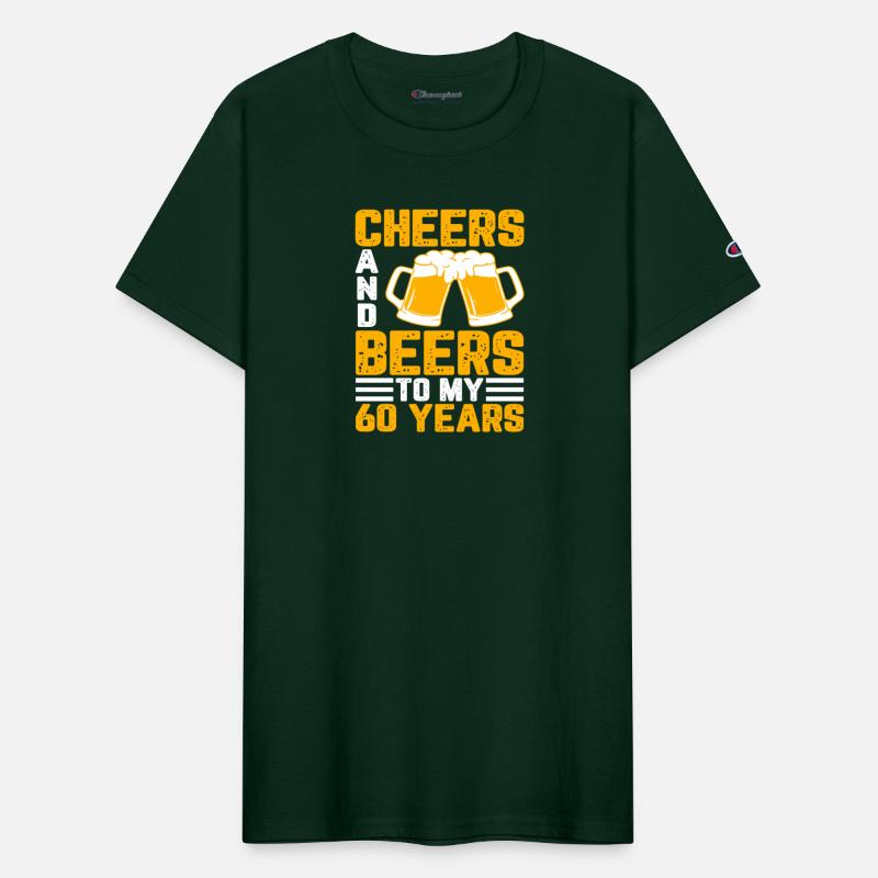 Cheers And Beers To My 60 Years T-Shirt