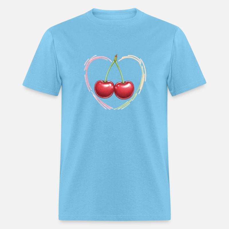 Cherry Heart Duo Sweet Fruit Love
