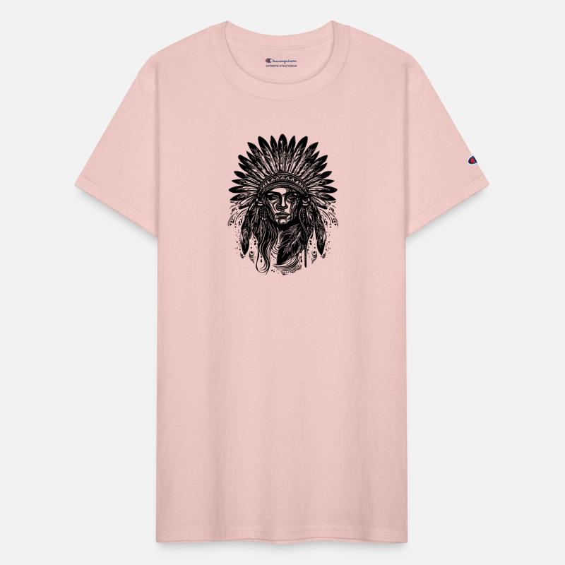 Chief Face Feather Headdress Spirit Feathers