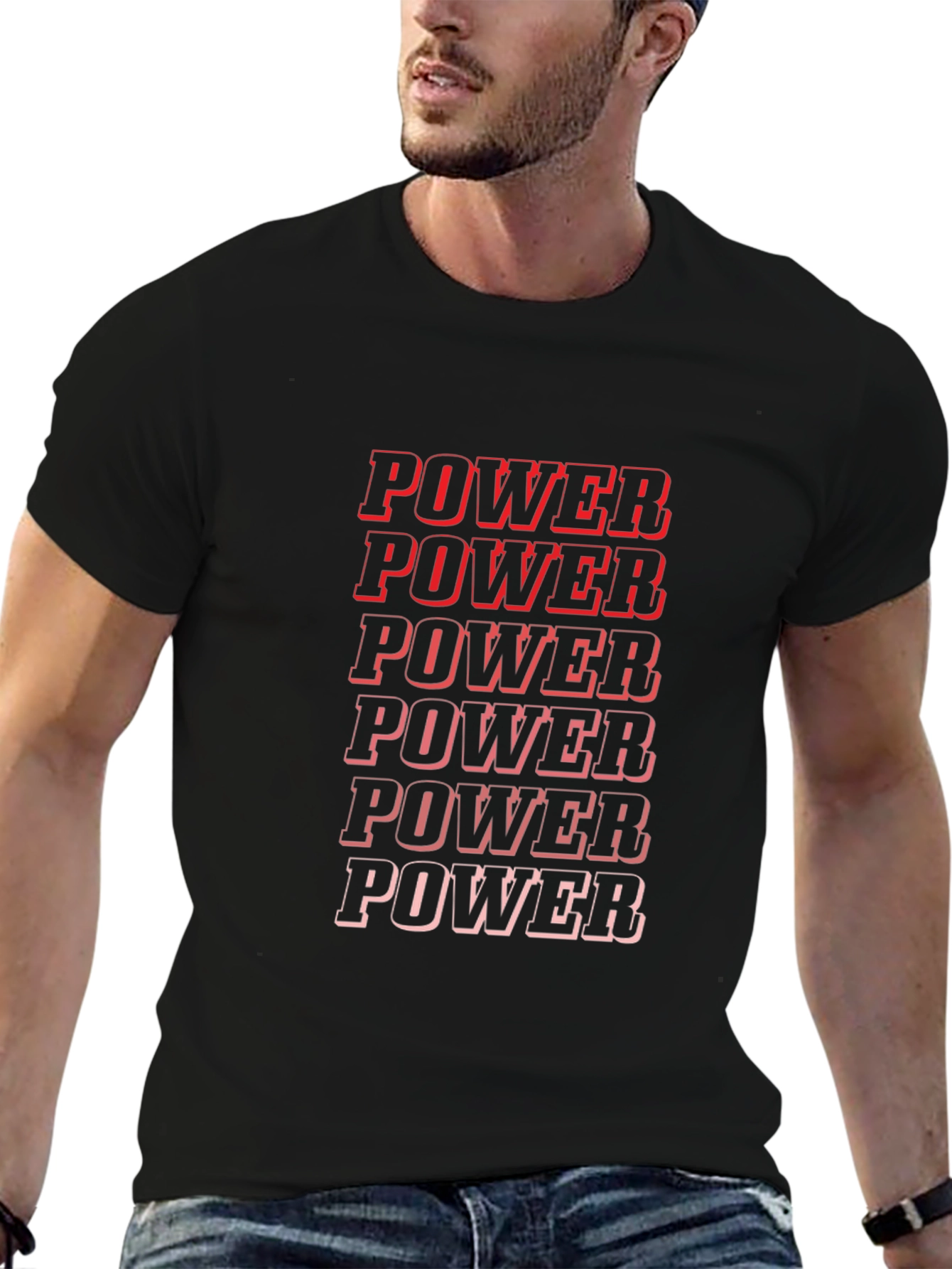 Power Graphic Tee - Bold Statement T-Shirt