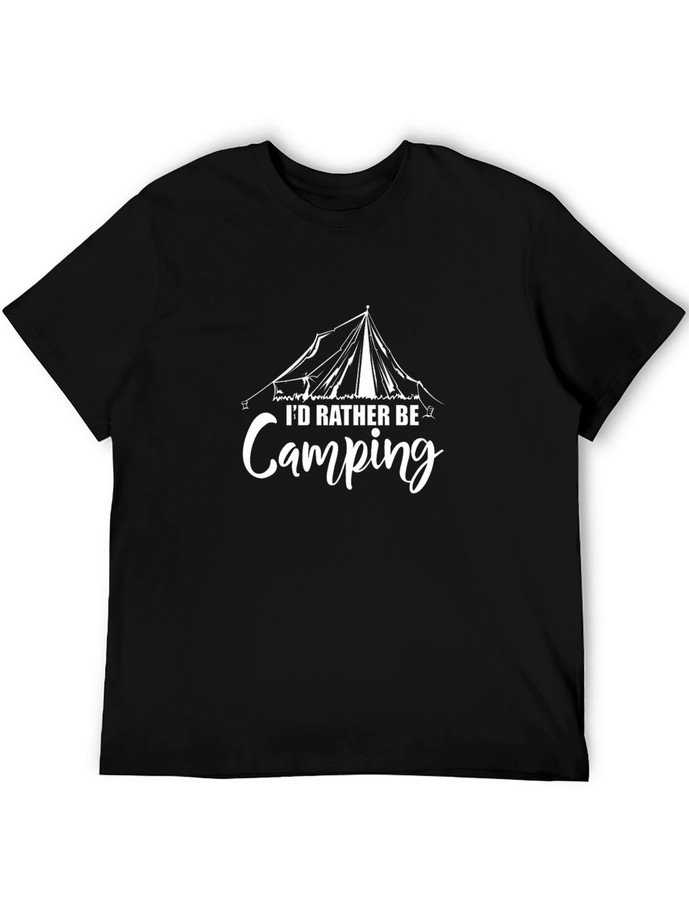Id Rather Be Camping Graphic T-Shirt
