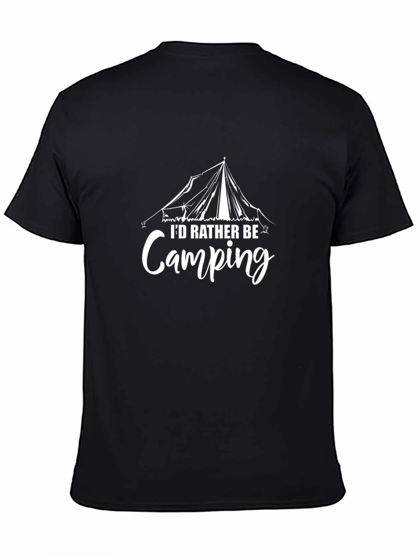 Id Rather Be Camping Graphic T-Shirt