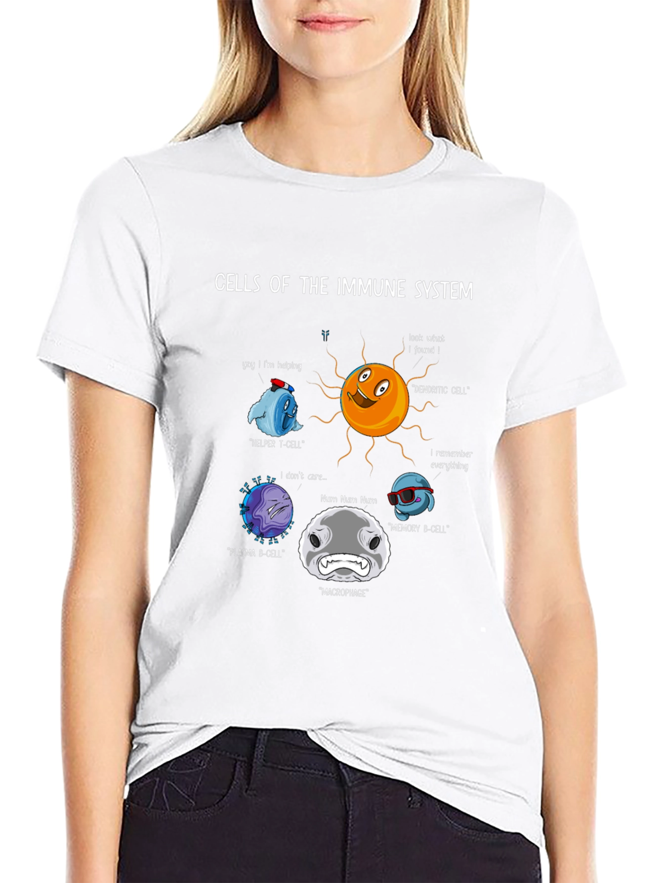 Immune System Cells Graphic T-Shirt