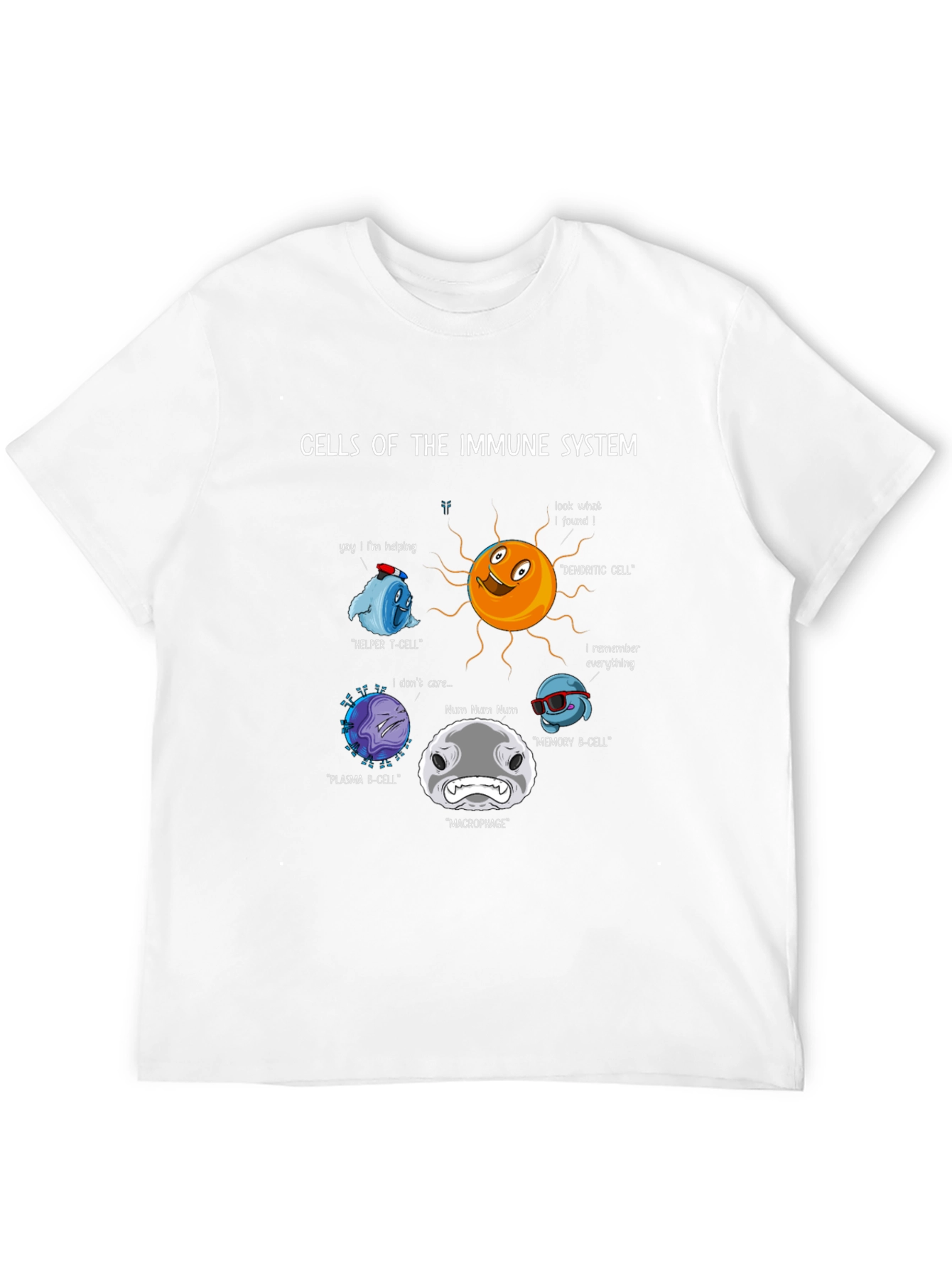 Immune System Cells Graphic T-Shirt