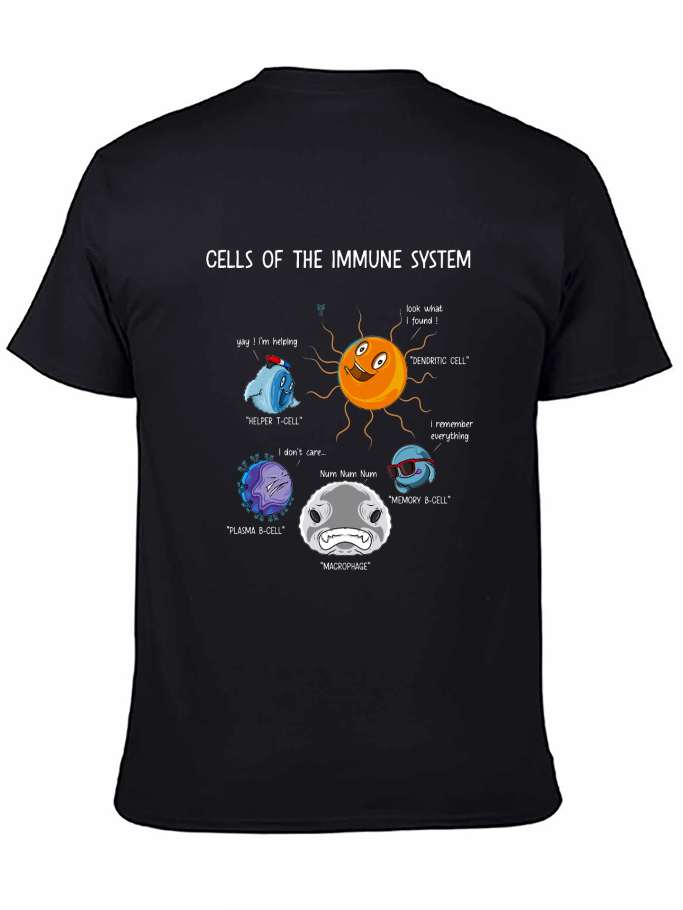 Immune System Cells Graphic T-Shirt