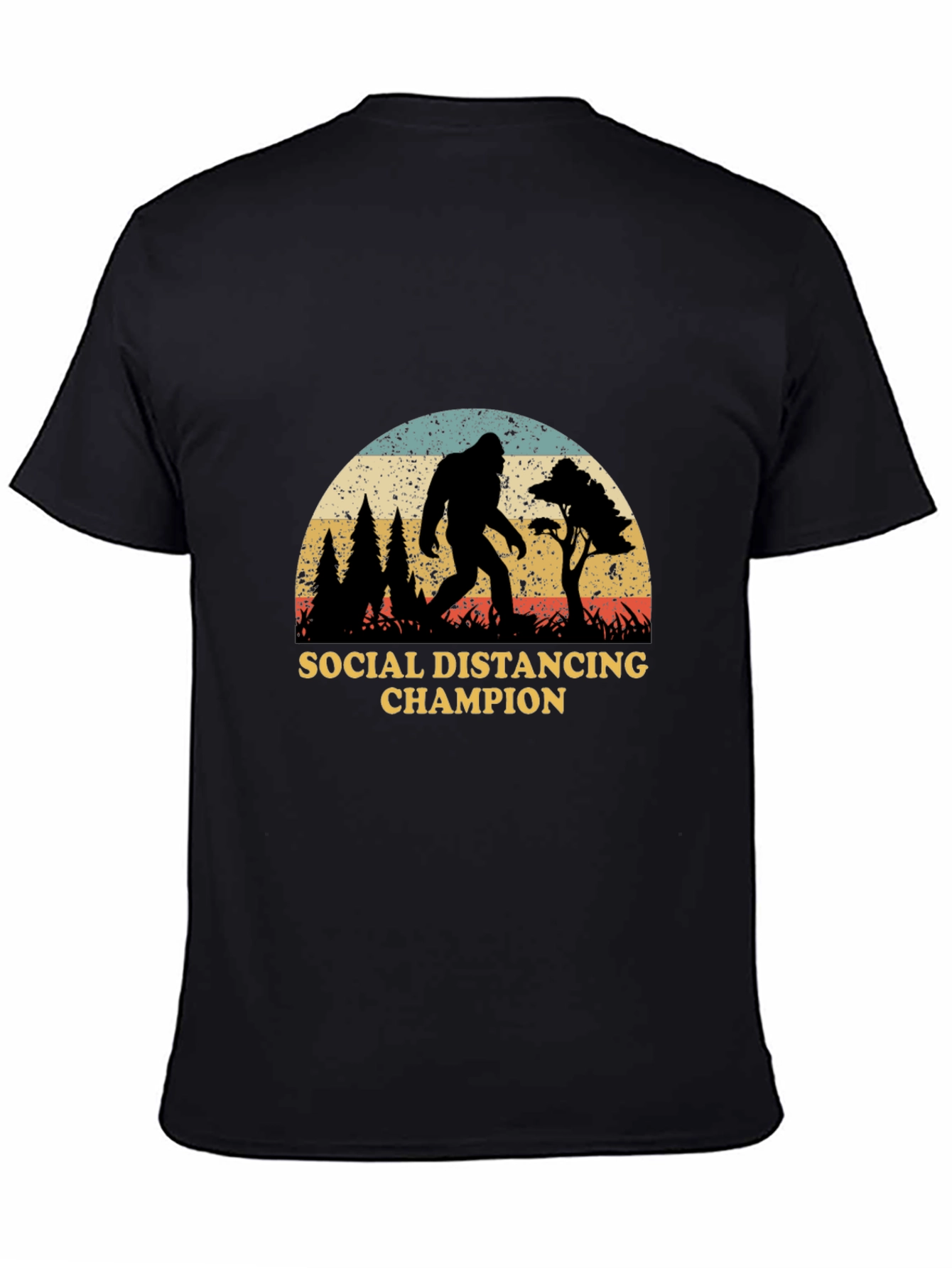 Social Distancing Champion Bigfoot T-Shirt