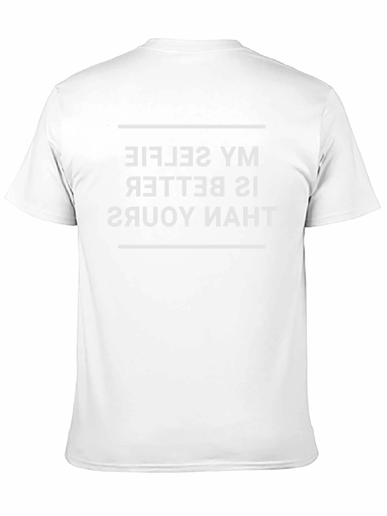 Funny Sarcastic Selfie T-Shirt