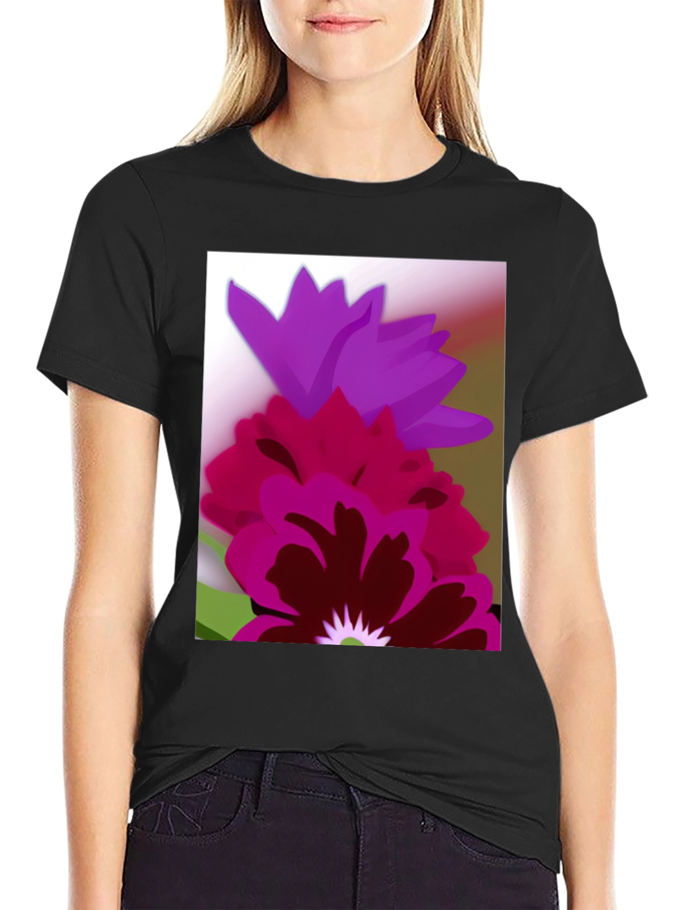Floral Graphic Tee - Bold & Stylish Design