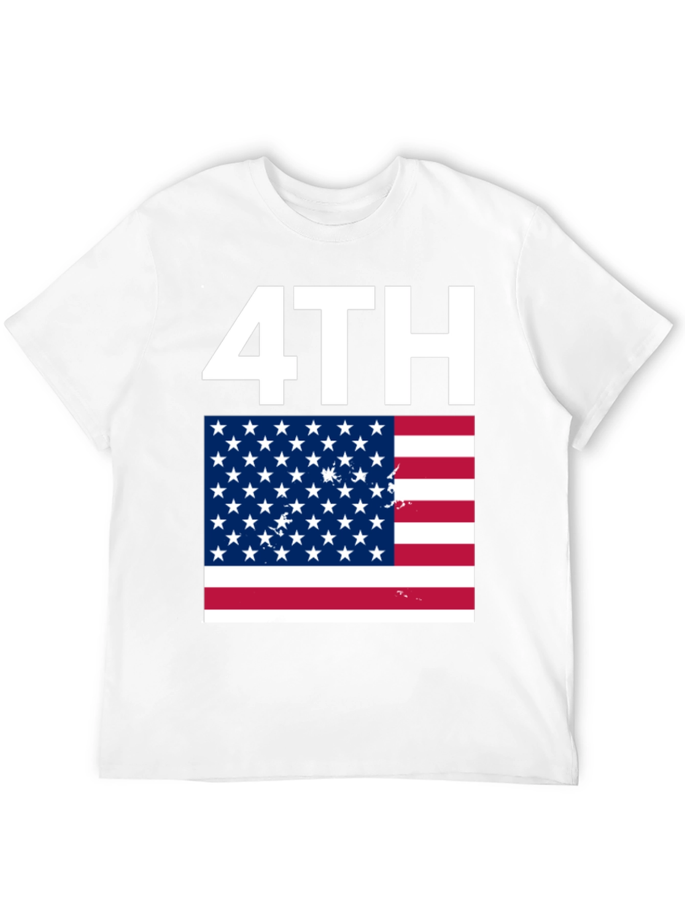 Patriotic 4th of July T-Shirt - American Flag Design