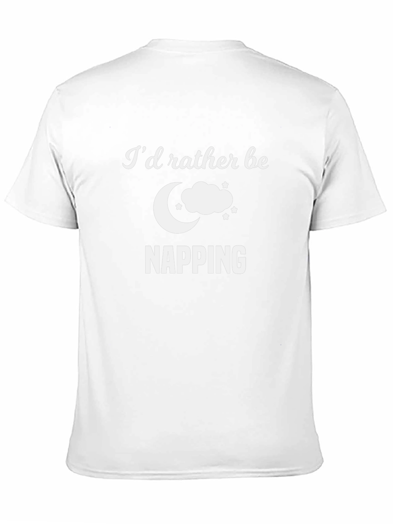 Id Rather Be Napping T-Shirt - Black Cotton Tee