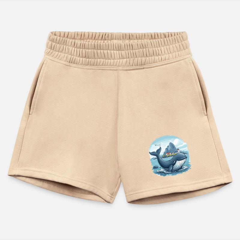 Coastal Village and Giant Whale Scandinavia