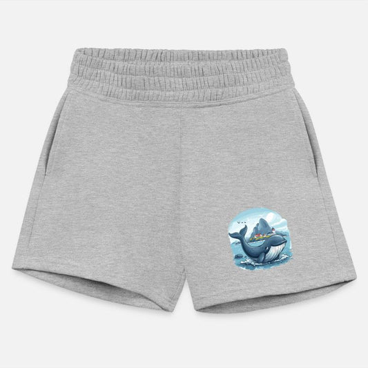 Coastal Village and Giant Whale Scandinavia