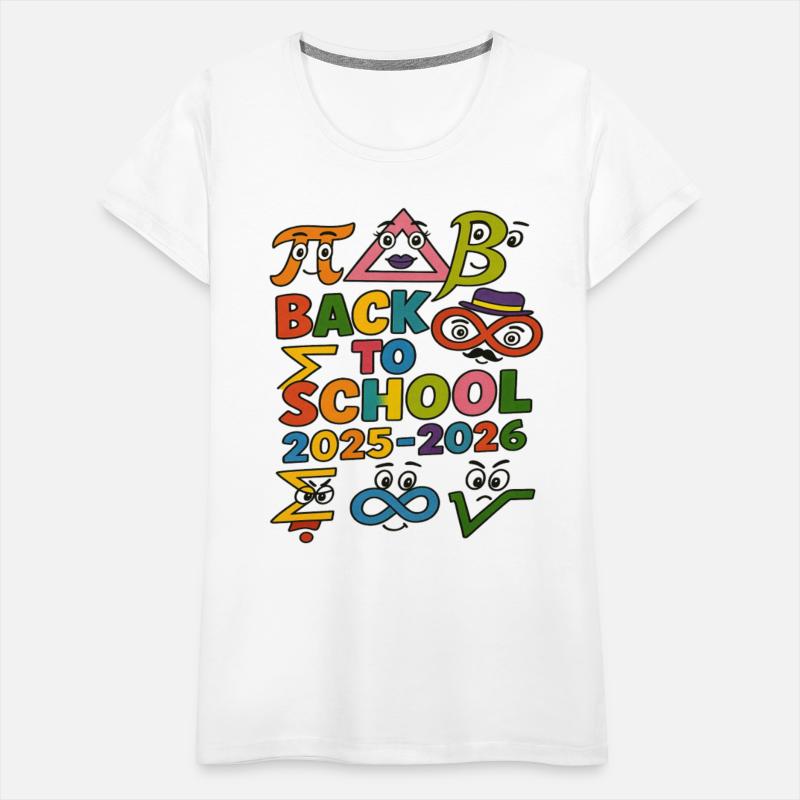 Colorful Back to School Math Graphic