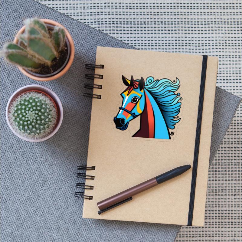 Colorful Horseportrait