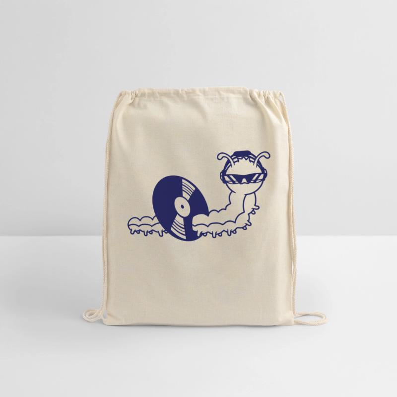 Cool DJ Caterpillar Eats Music Record Vinyl Plate