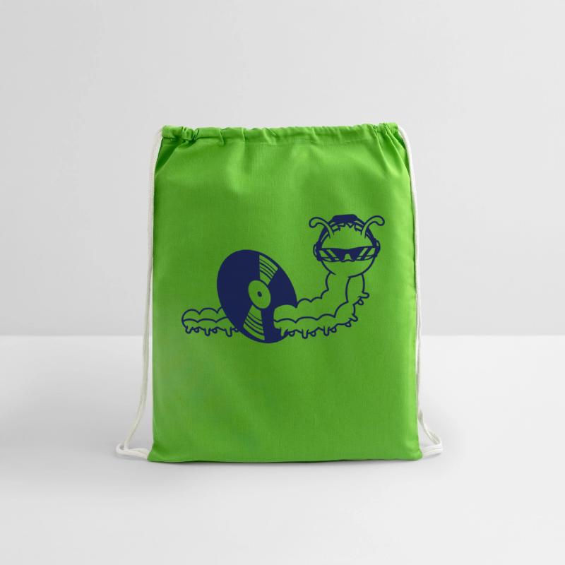 Cool DJ Caterpillar Eats Music Record Vinyl Plate