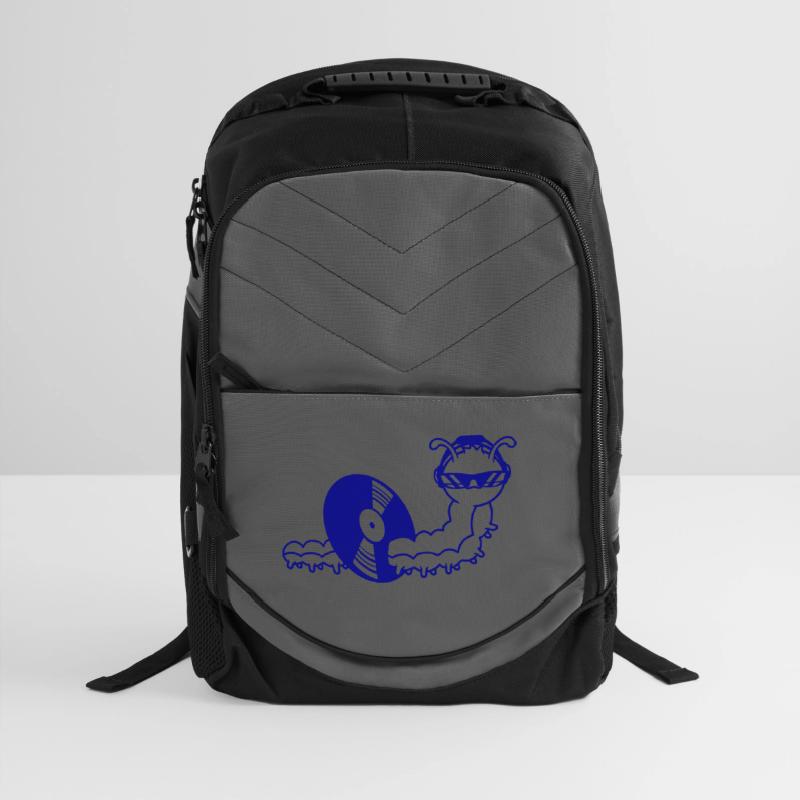 Cool DJ Caterpillar Eats Music Record Vinyl Plate