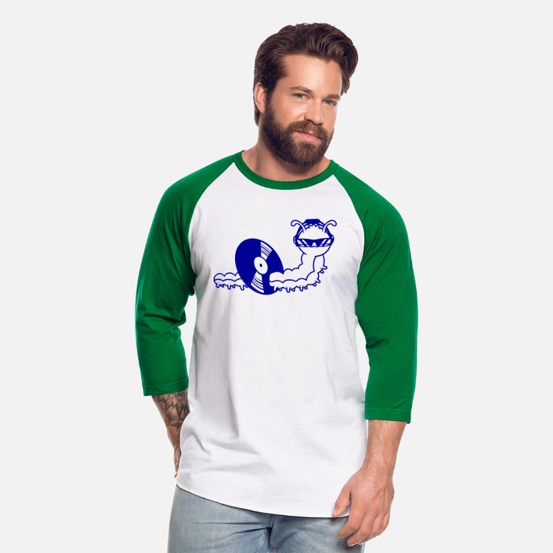 Cool DJ Caterpillar Eats Music Record Vinyl Plate