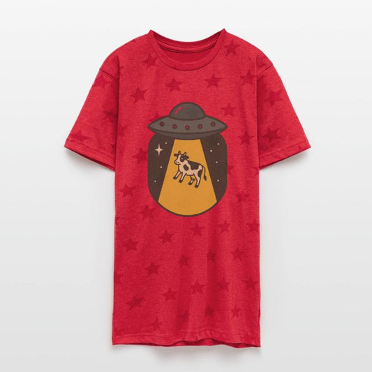 Cow Encounter UFO Illustration