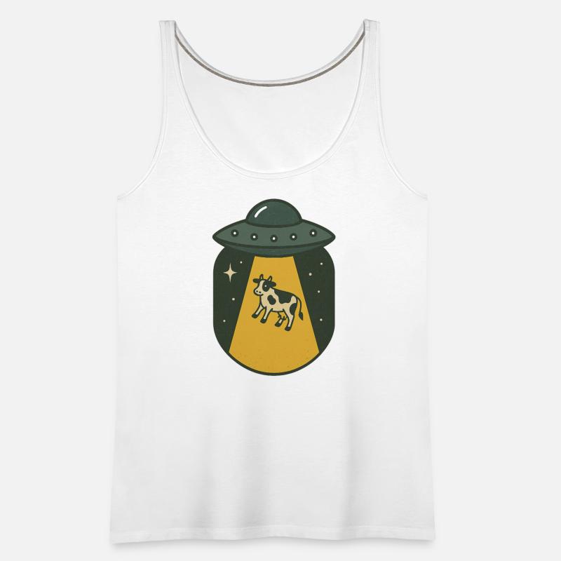 Cow Encounter UFO Illustration