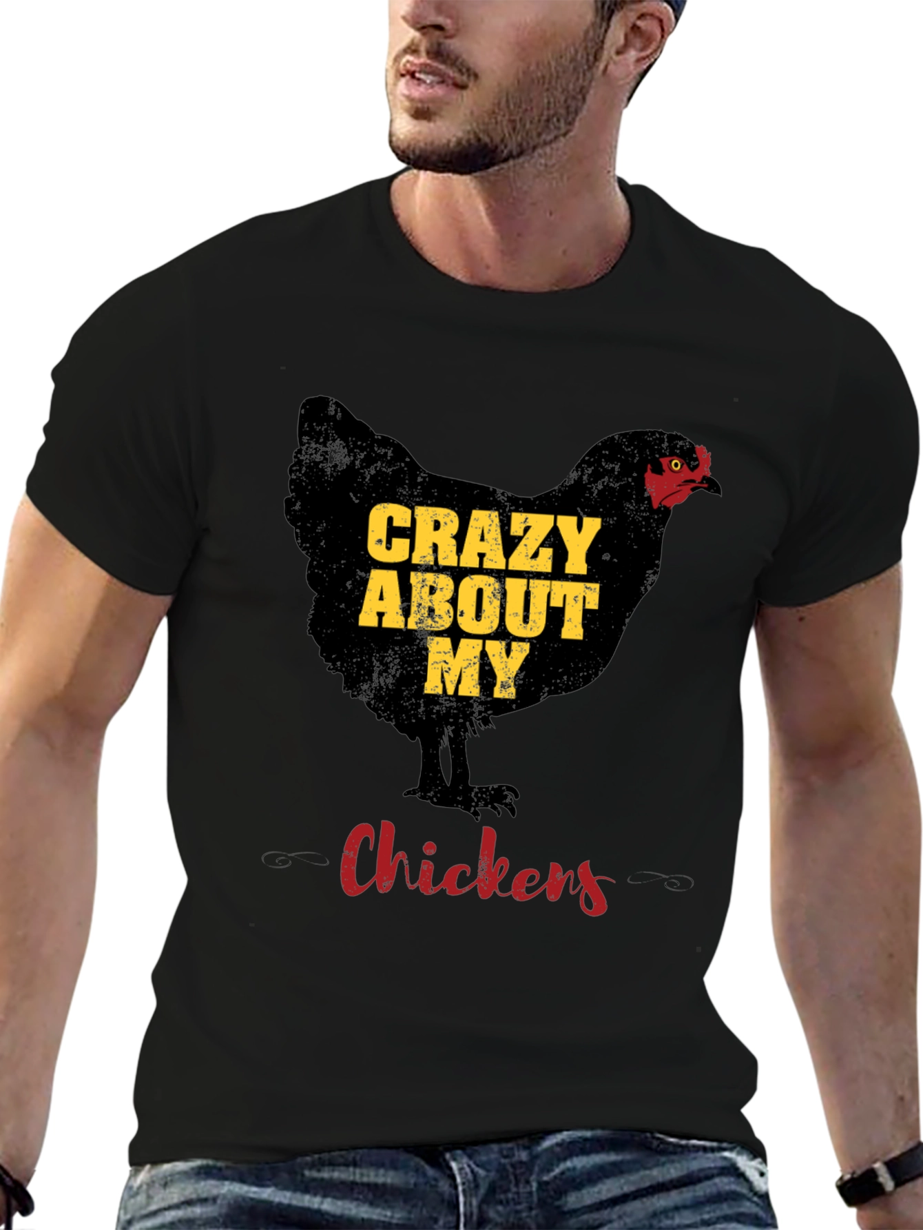 Crazy About My Chickens Graphic Tee