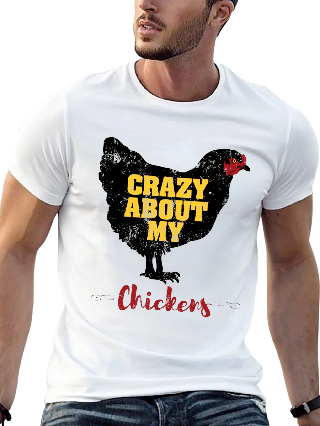 Crazy About My Chickens Graphic Tee