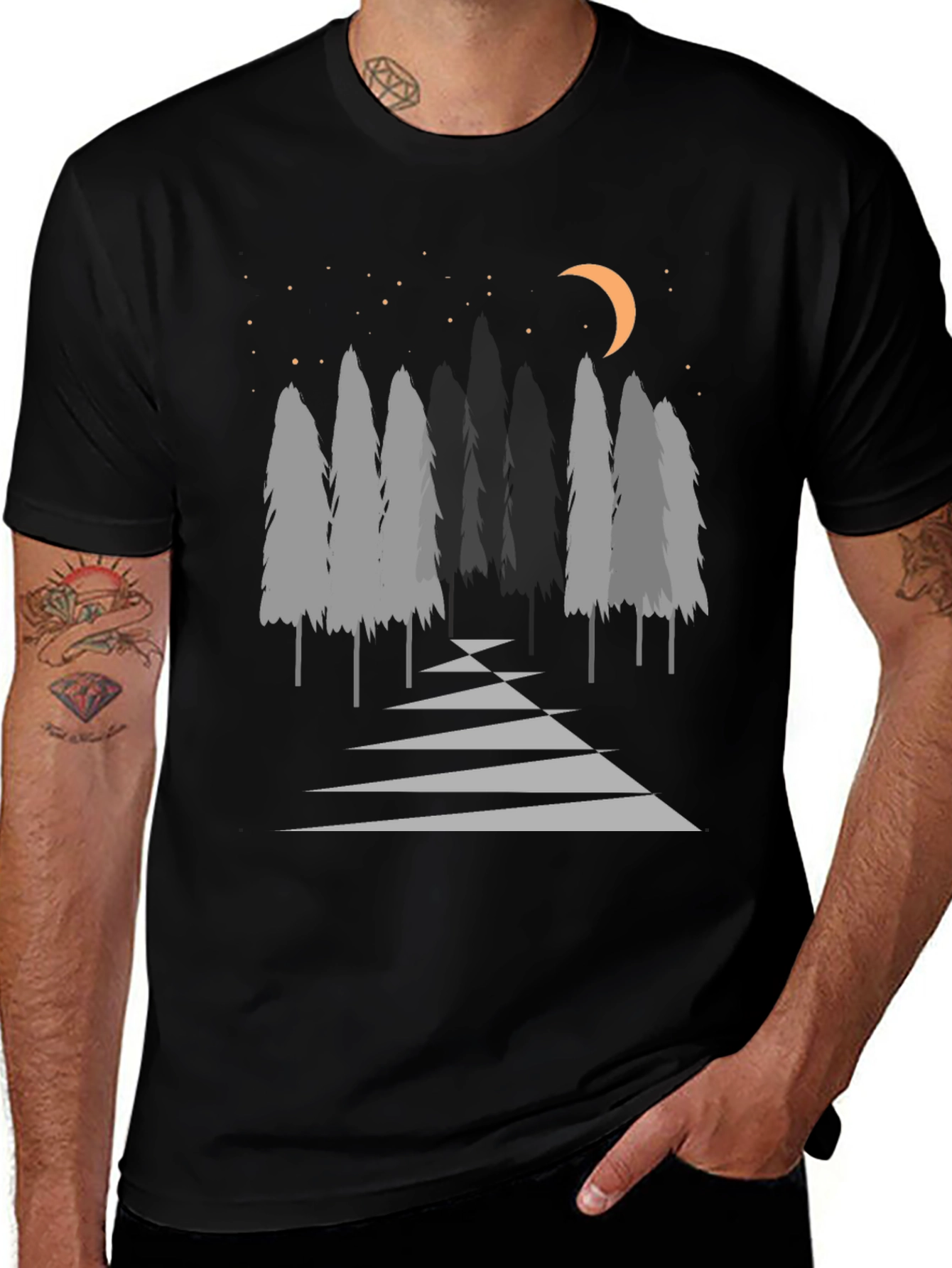 Night Forest Graphic Tee
