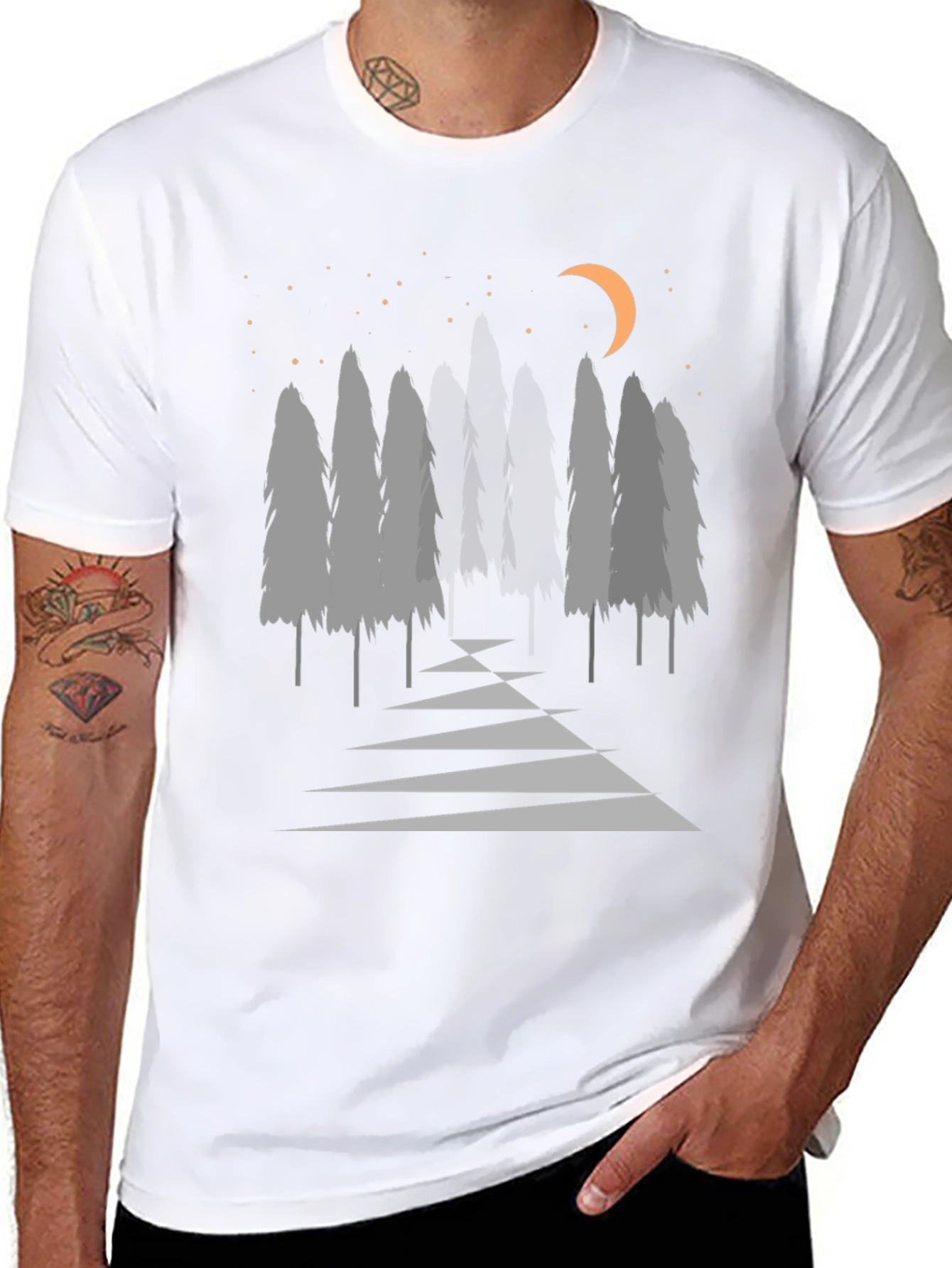 Night Forest Graphic Tee