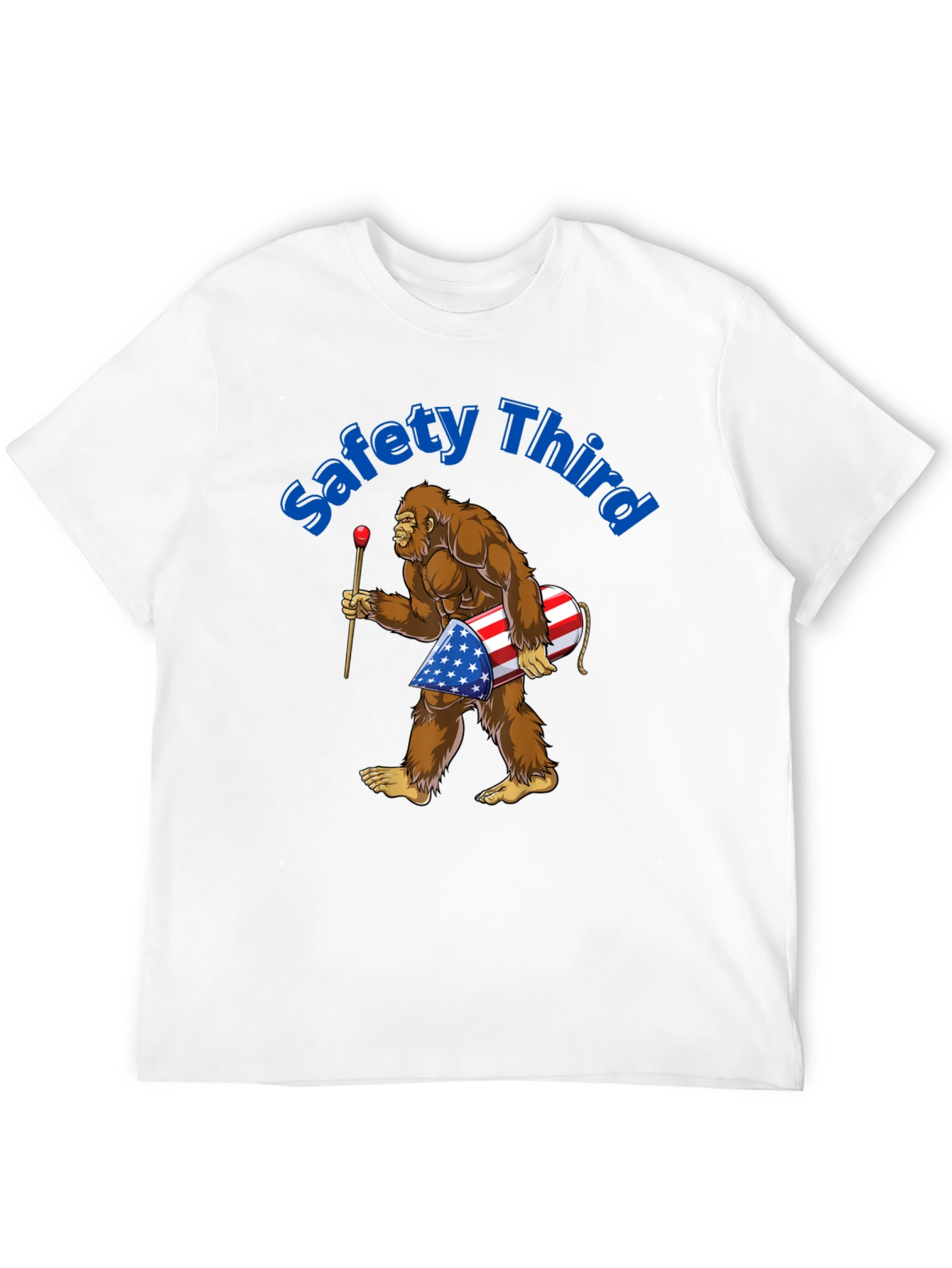 Safety Third Bigfoot Patriotic T-Shirt