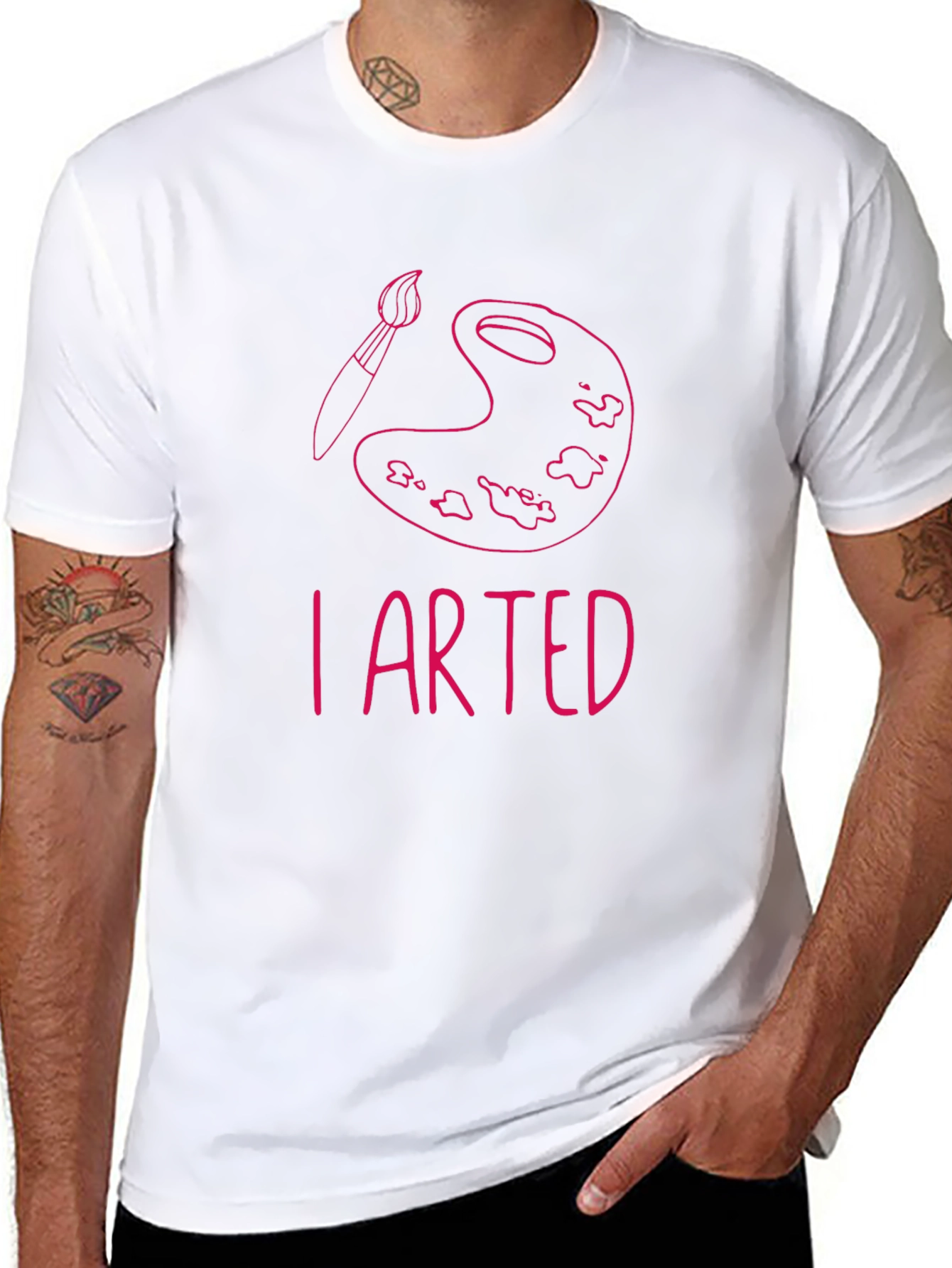 I Arted Graphic Tee - Artist Palette T-Shirt