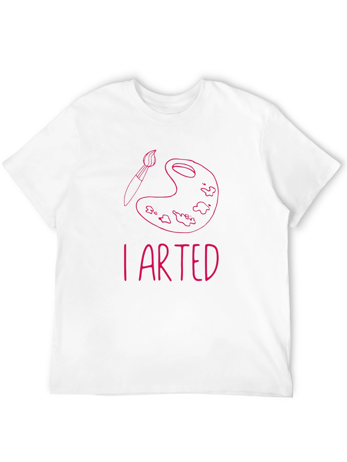 I Arted Graphic Tee - Artist Palette T-Shirt