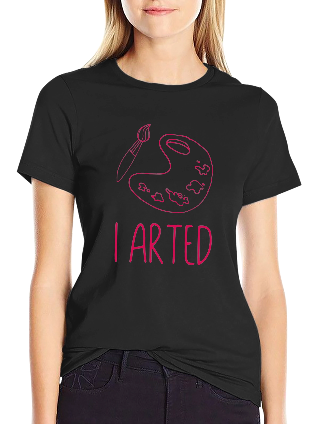 I Arted Graphic Tee - Artist Palette T-Shirt