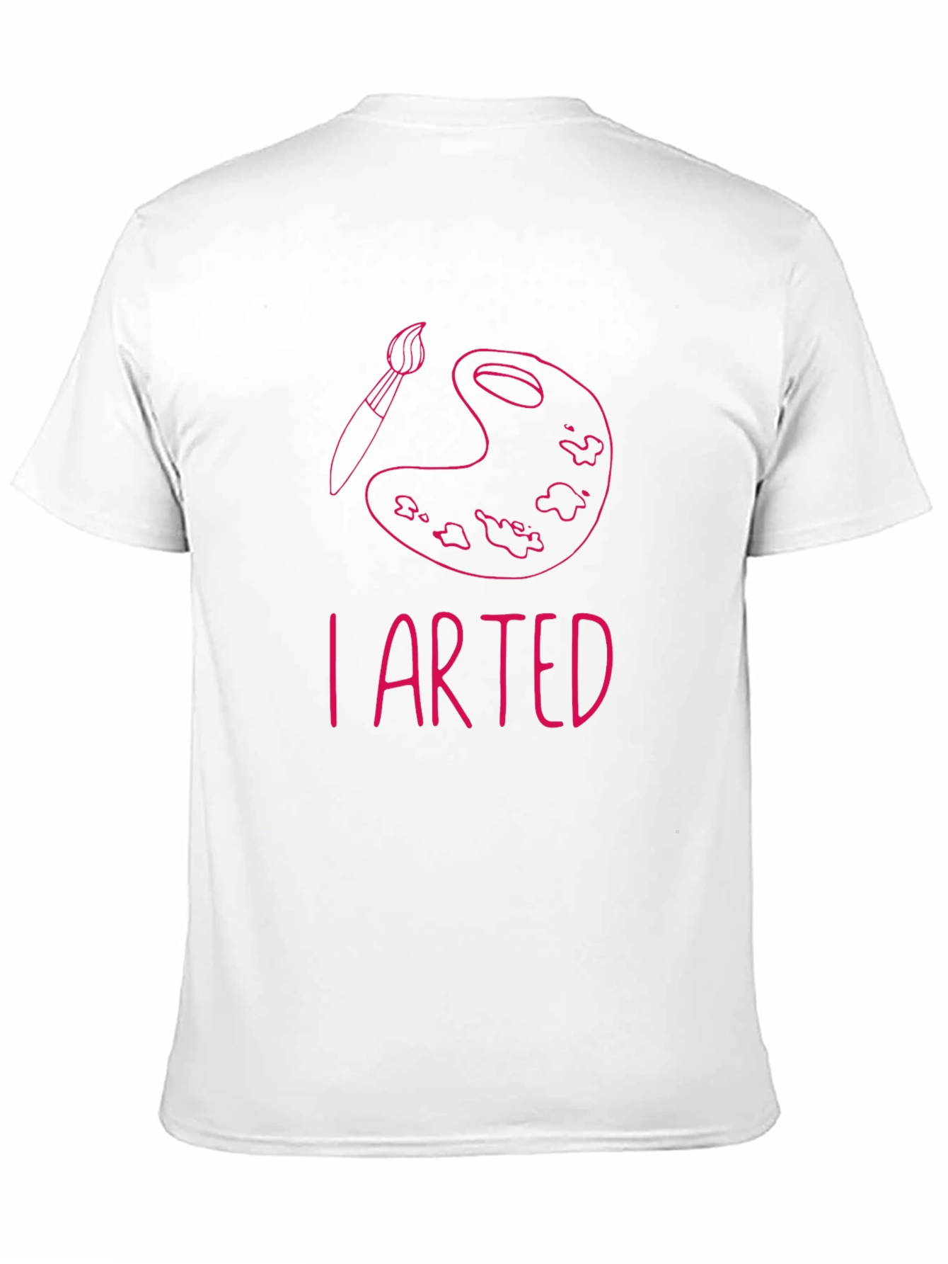 I Arted Graphic Tee - Artist Palette T-Shirt