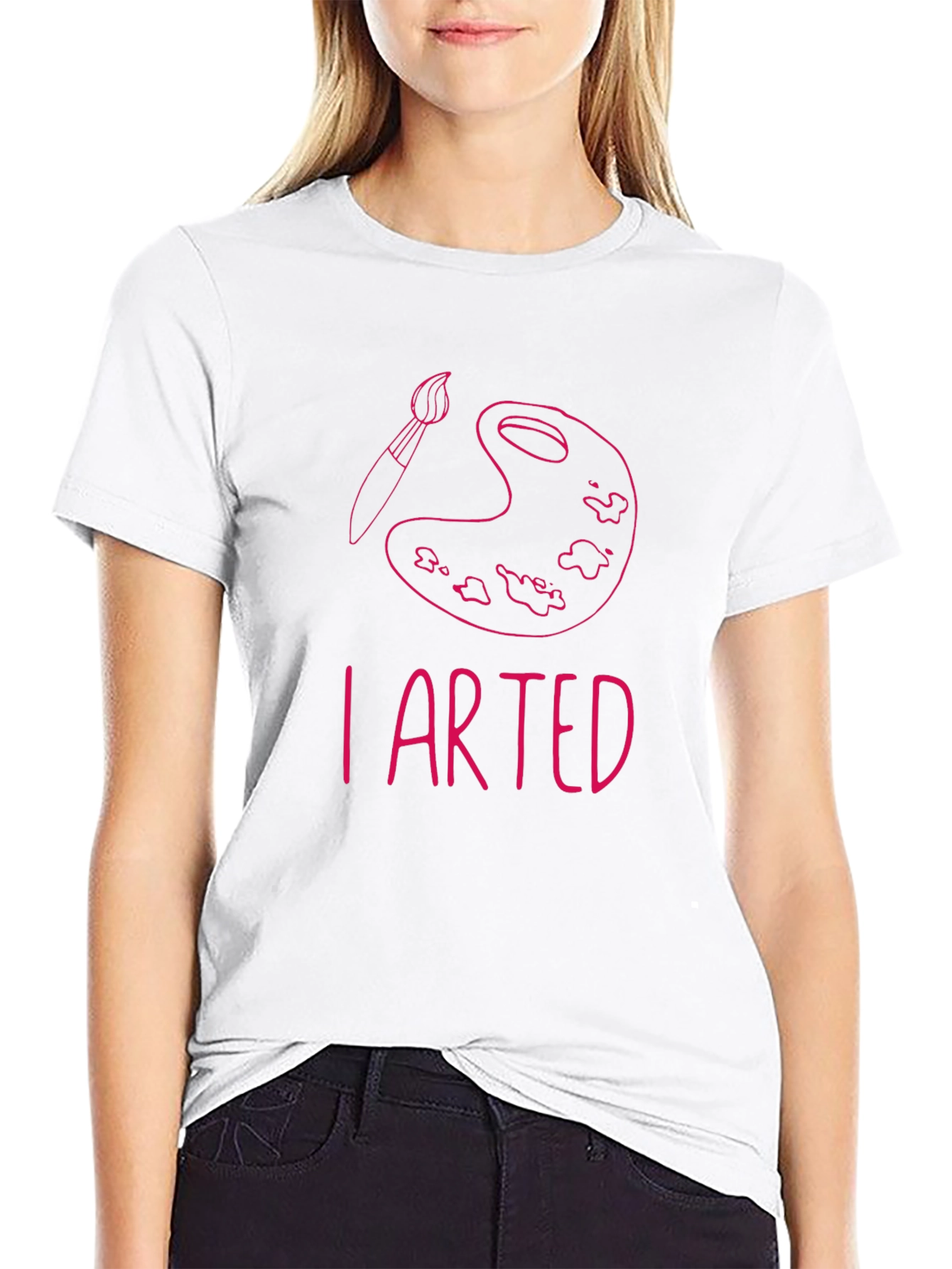 I Arted Graphic Tee - Artist Palette T-Shirt