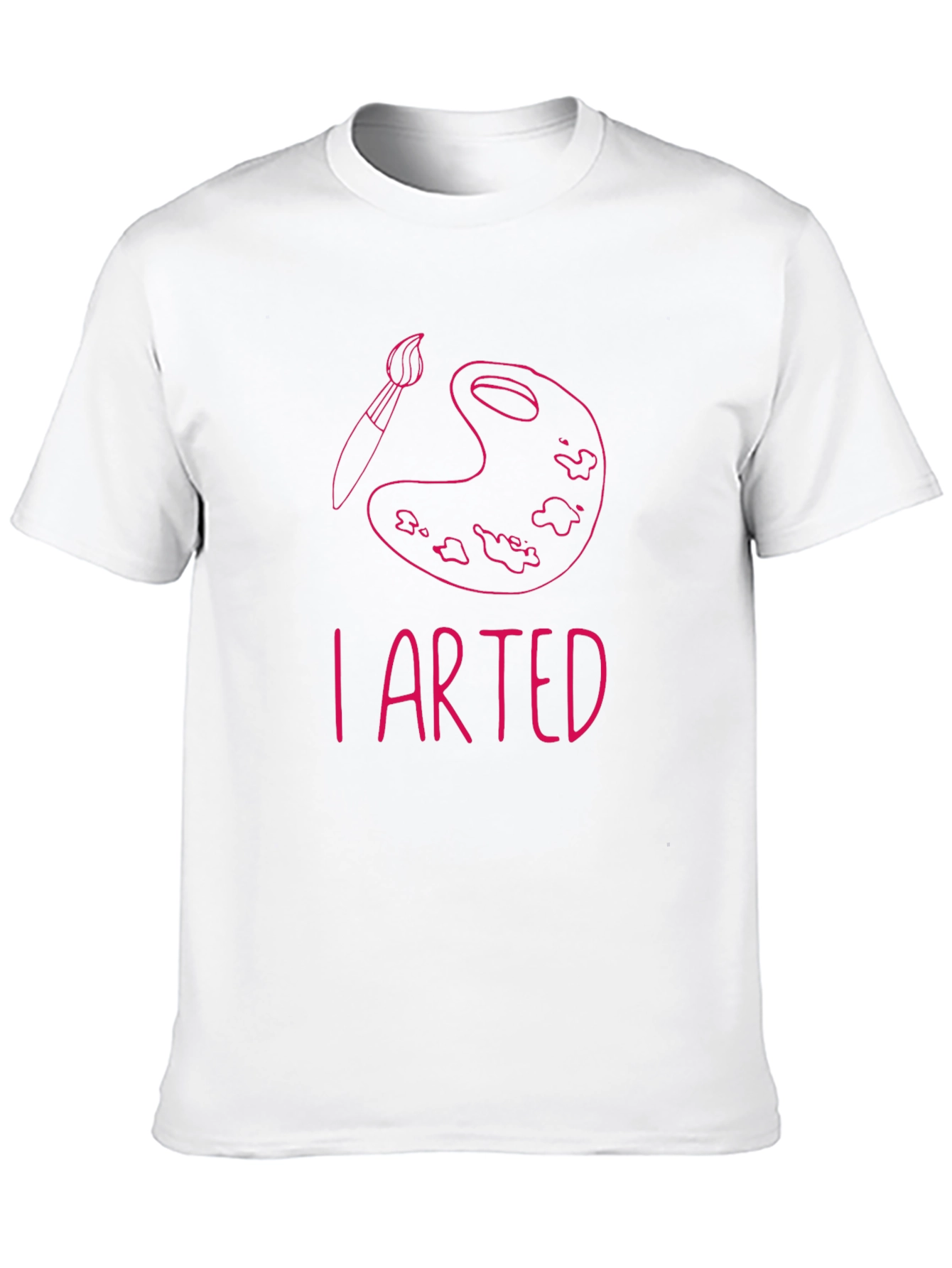 I Arted Graphic Tee - Artist Palette T-Shirt