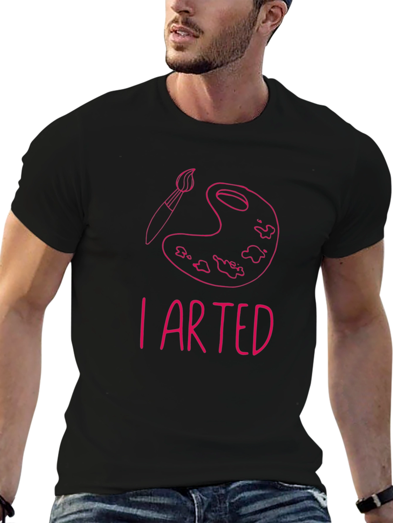 I Arted Graphic Tee - Artist Palette T-Shirt