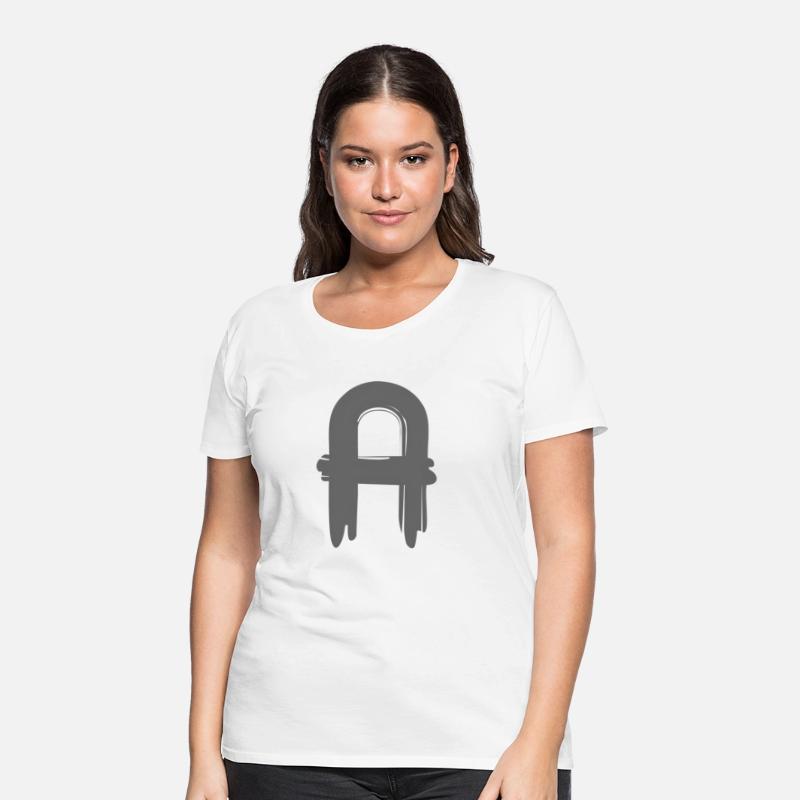 Creative Bold Dark Grey Letter A Alphabet