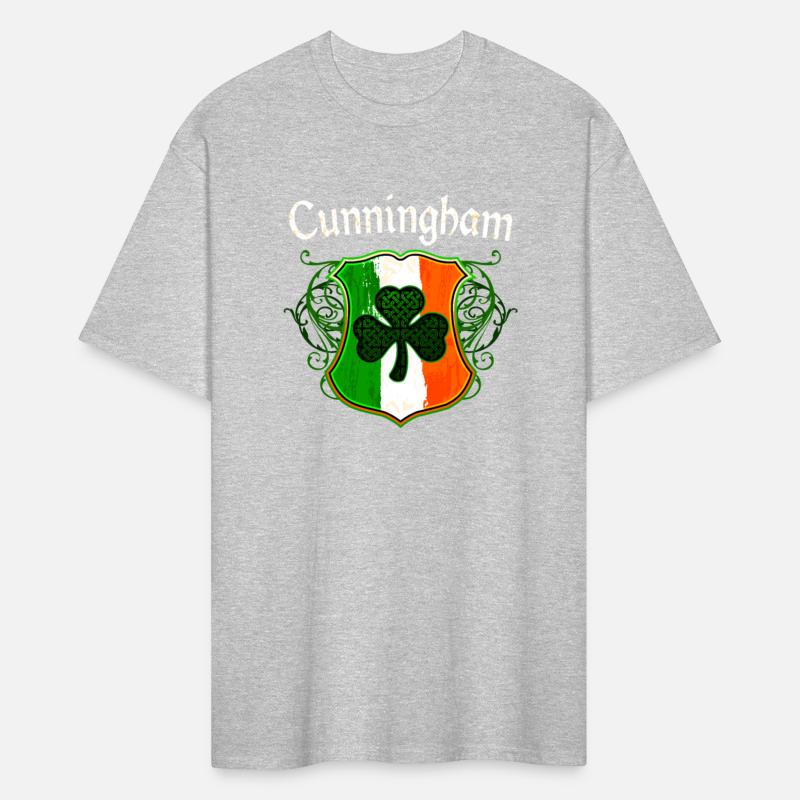 Cunningham Irish Surname Ireland Flag Shield