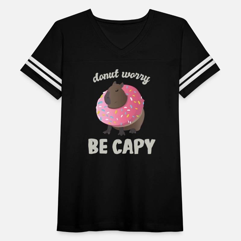 Cute Donut Capybara - Donut Worry Be Capy