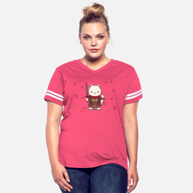 Cute Fantasy Warrior Cat Design