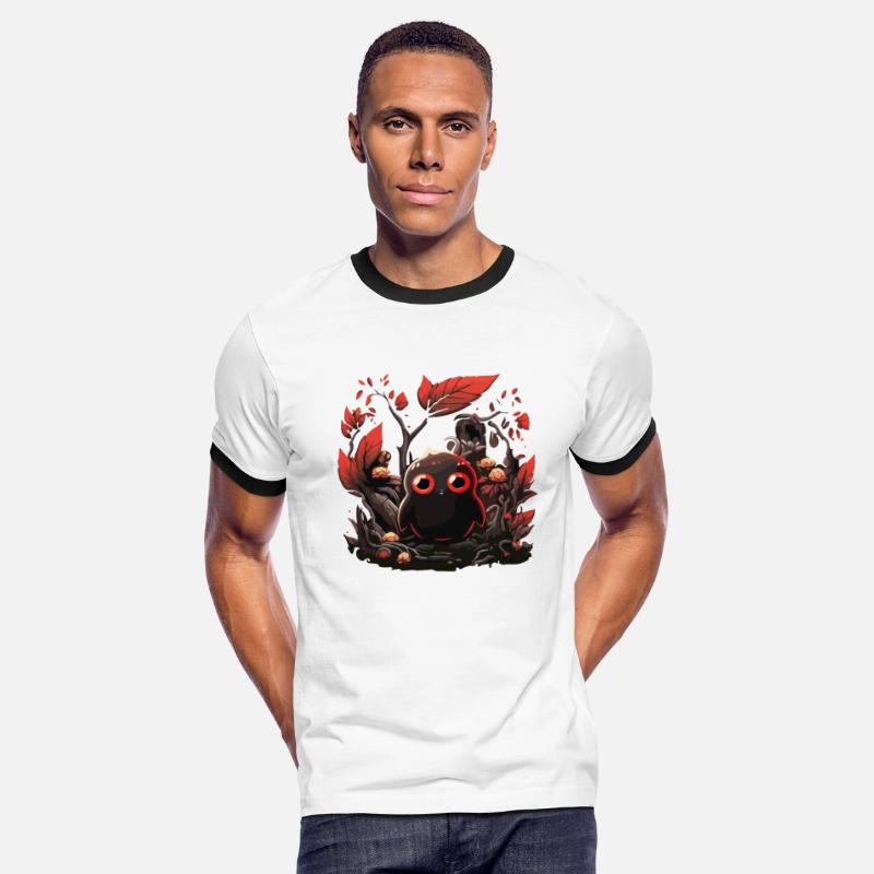 cute red forest monster